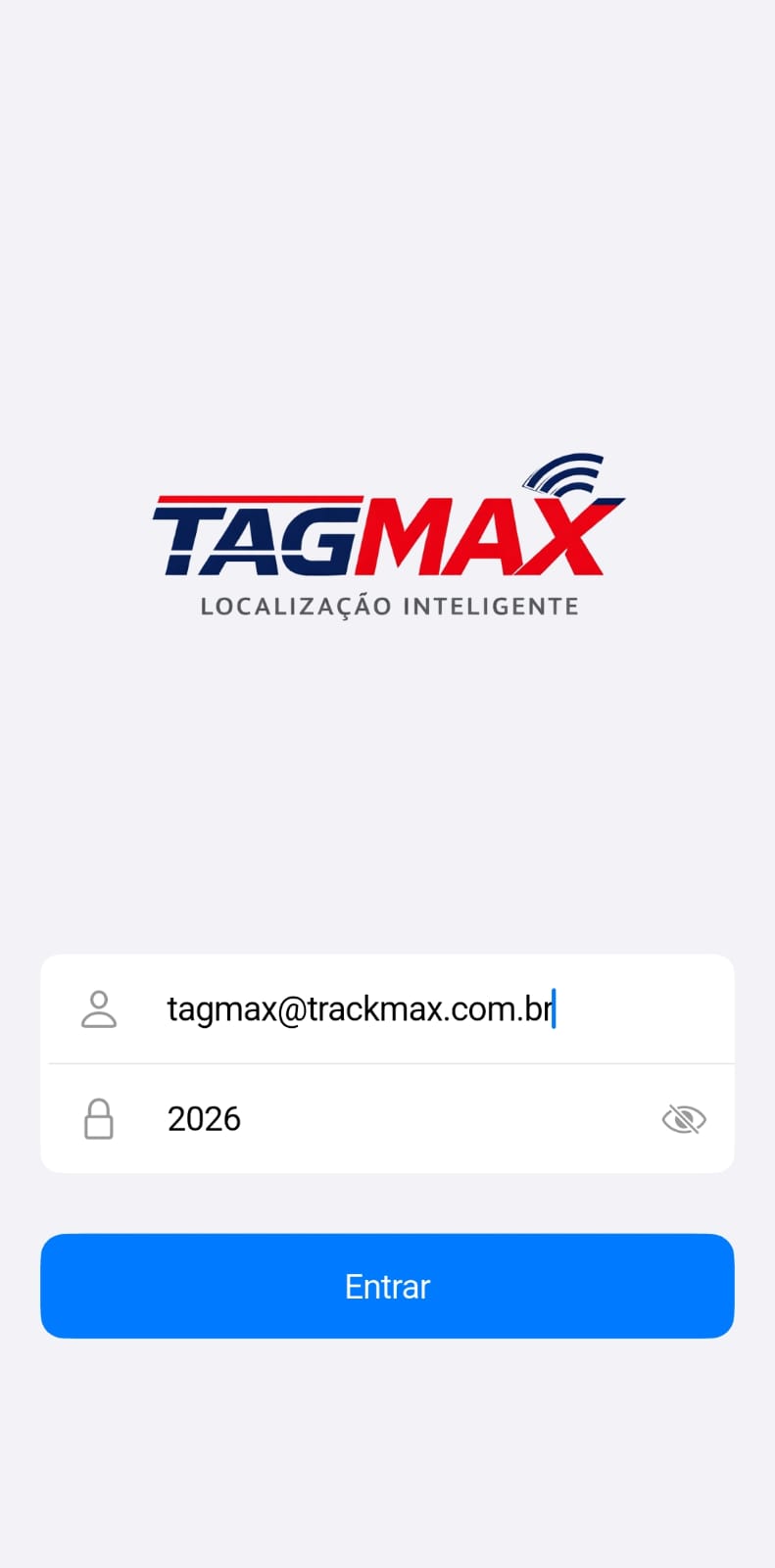 Tela de Login