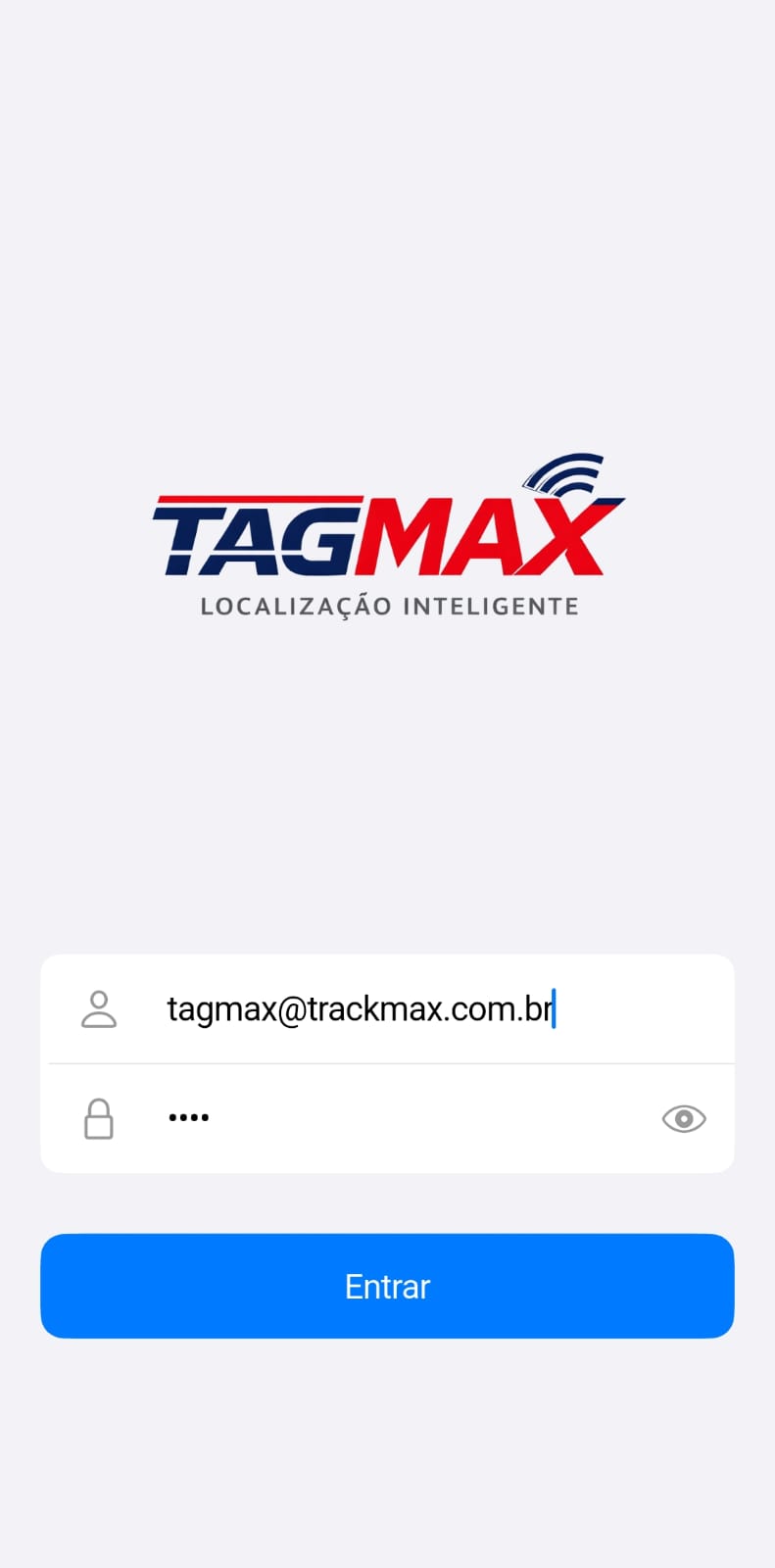 Login Preenchido