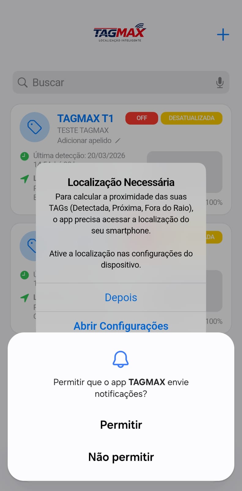 TAGMAX App - Lista de TAGs