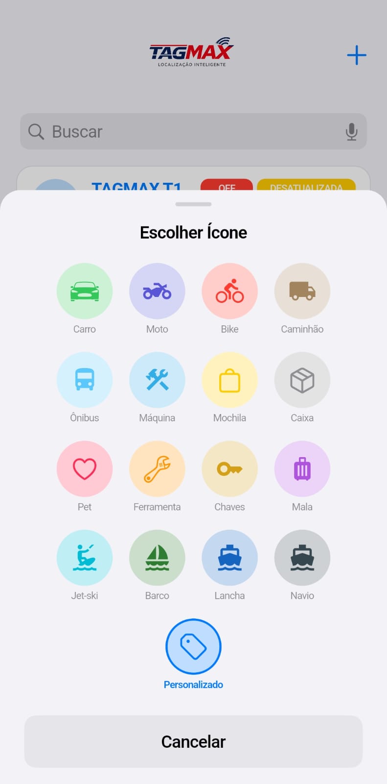 Escolher Ícone